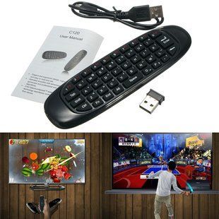 Гіроскопна аеромиш пульт з клавіатурою Air Mouse I8 pr65638476 фото