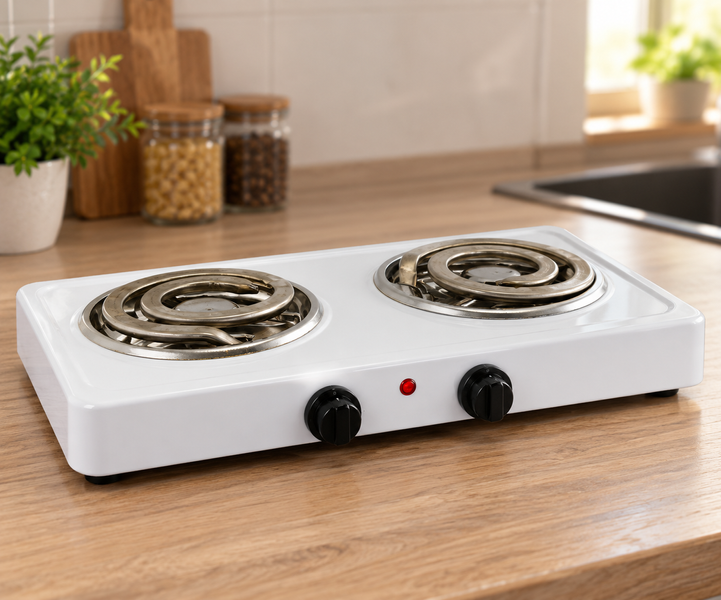 Настільна плита електрична на 2 конфорки Domotec MS-5532 sp4790 фото