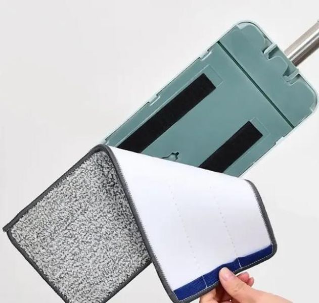Комплект для прибирання швабра ледар з великим відром 10л з віджимом Scratch Cleaning Mop 2052300 фото