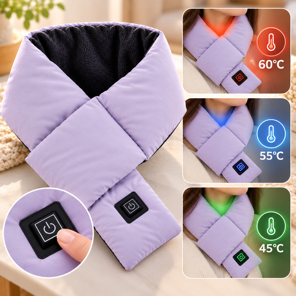 Шарф intelligent heating scarf з підігрівом / Обігрівач для шиї зимовий 3 режими нагрівання / Електричний шарф з підігрівом 24433172 фото