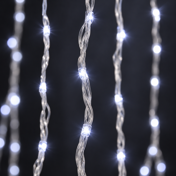 Гірлянда водоспад Curtain-Lights Itrains 3&times;1,5 м Холодний білий 2017799/1 фото